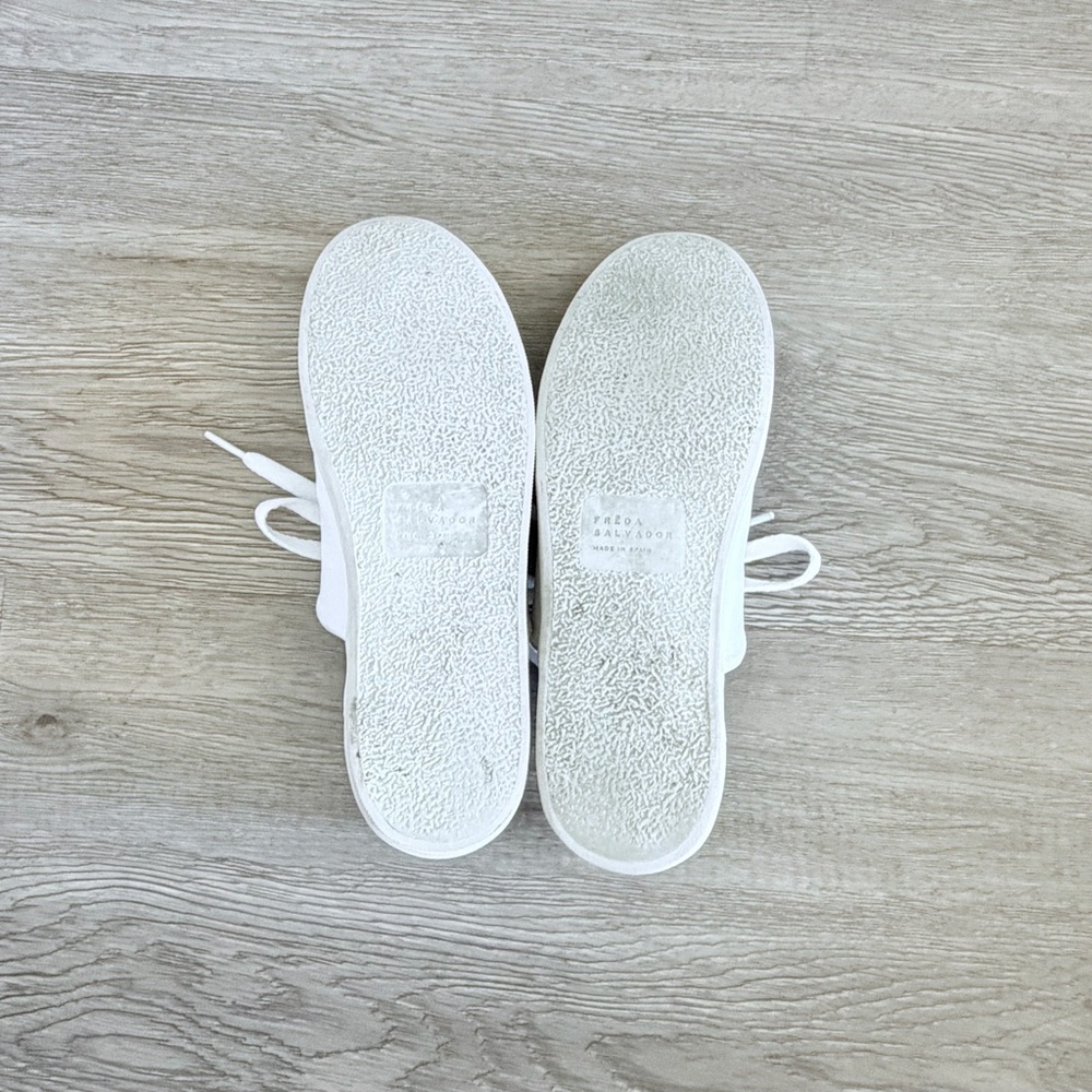 Freda Salvador Eda D’Orsay White Women's Sneakers, Size 7 - Picture 7 of 9